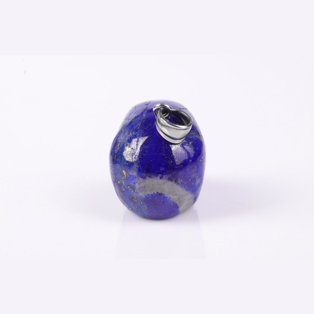 1.1" Lapis Lazuli Skull Pendant Carving  #CSC0052