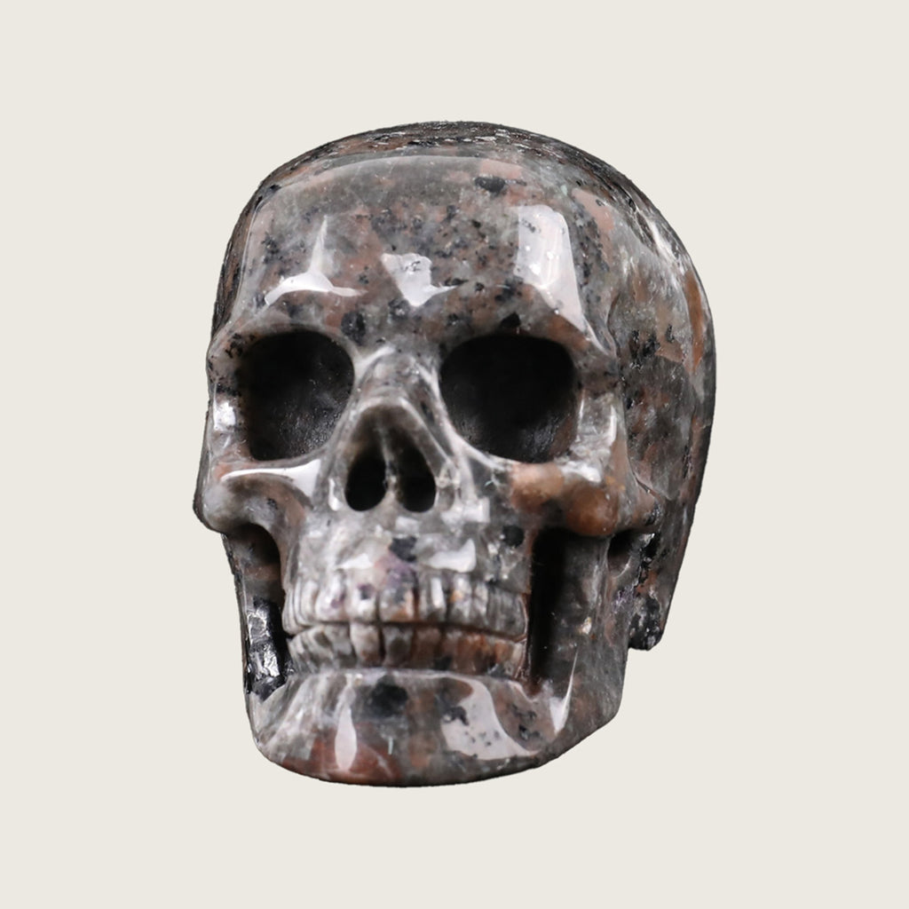 2.2" Yooperlite Crystal Skull Carving  #SKH22056