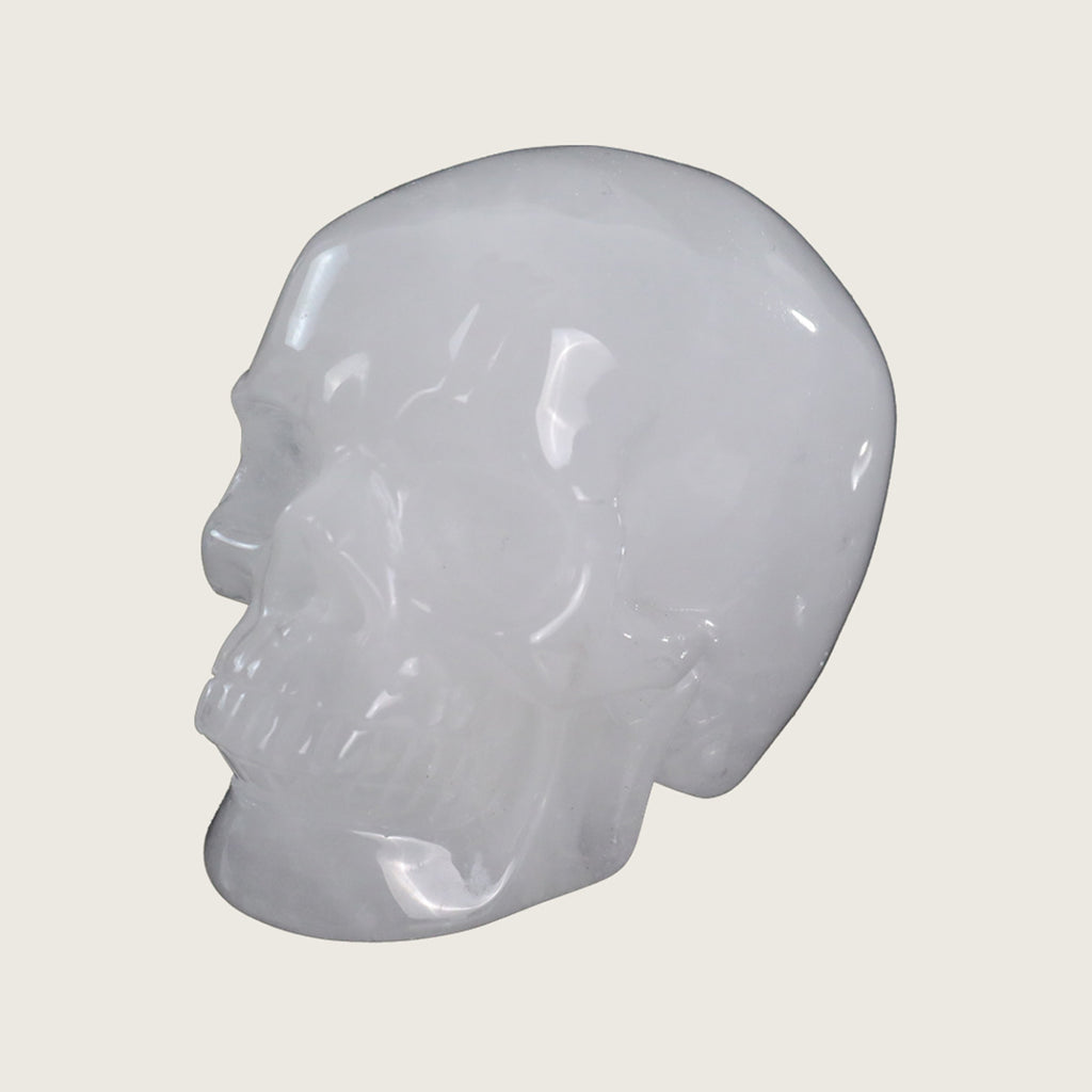 3.0" Angolan Quartz Crystal Skull Carving  #SKH30061