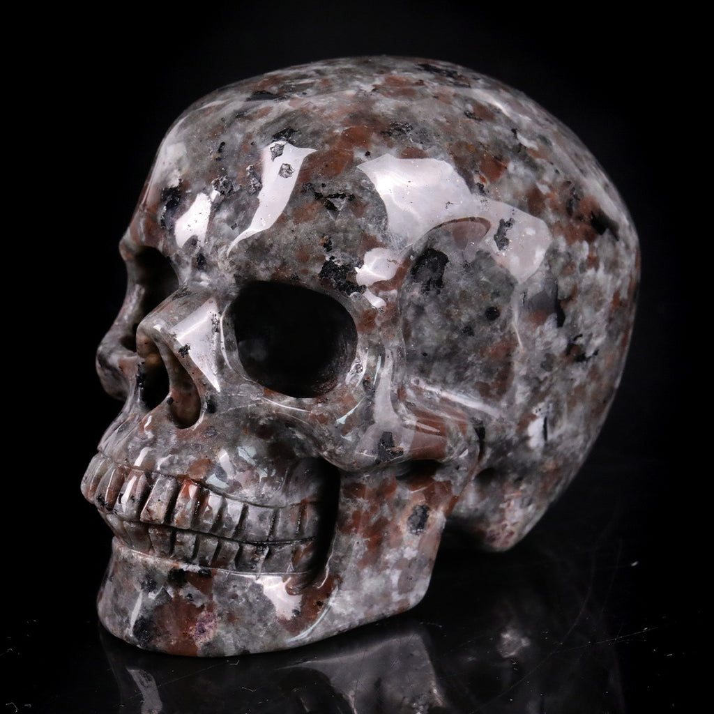 3.0" Yooperlite Crystal Skull Carving  #SKH30094
