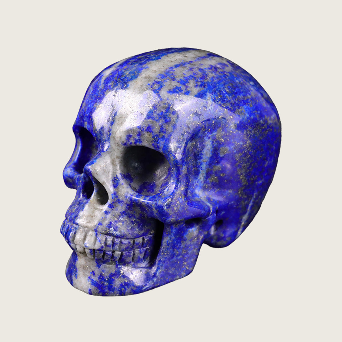 2.2" Lapis Lazuli Crystal Skull Carving  #SKH22027
