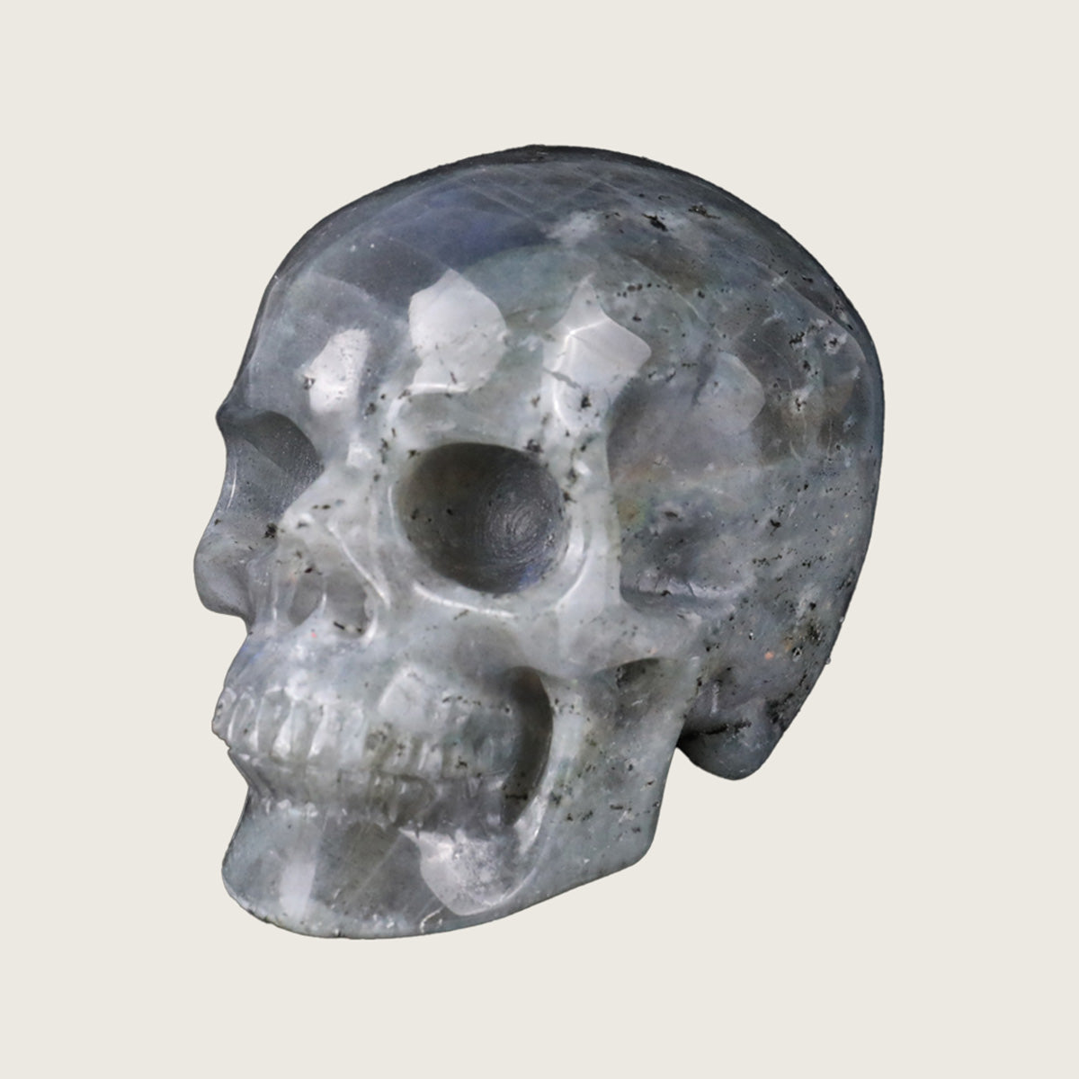3.0" Labradorite Crystal Skull Carving  #SKH30040