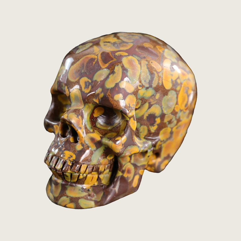 3.0" Oolite Crystal Skull Carving  #SKH30047
