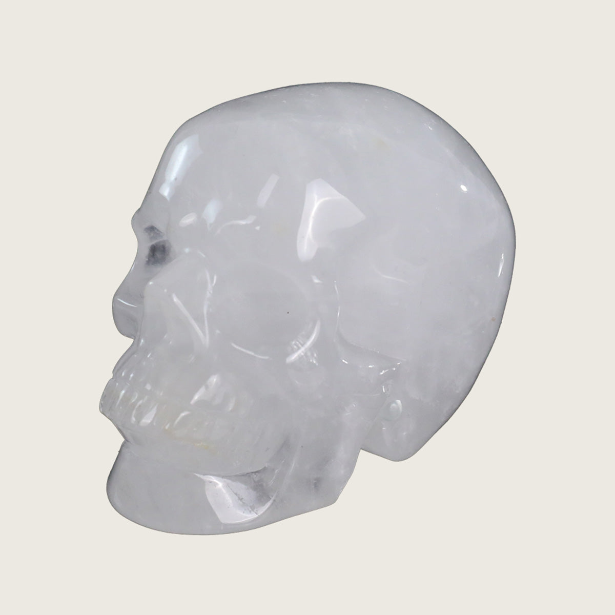 3.0" Angolan Quartz Crystal Skull Carving  #SKH30060