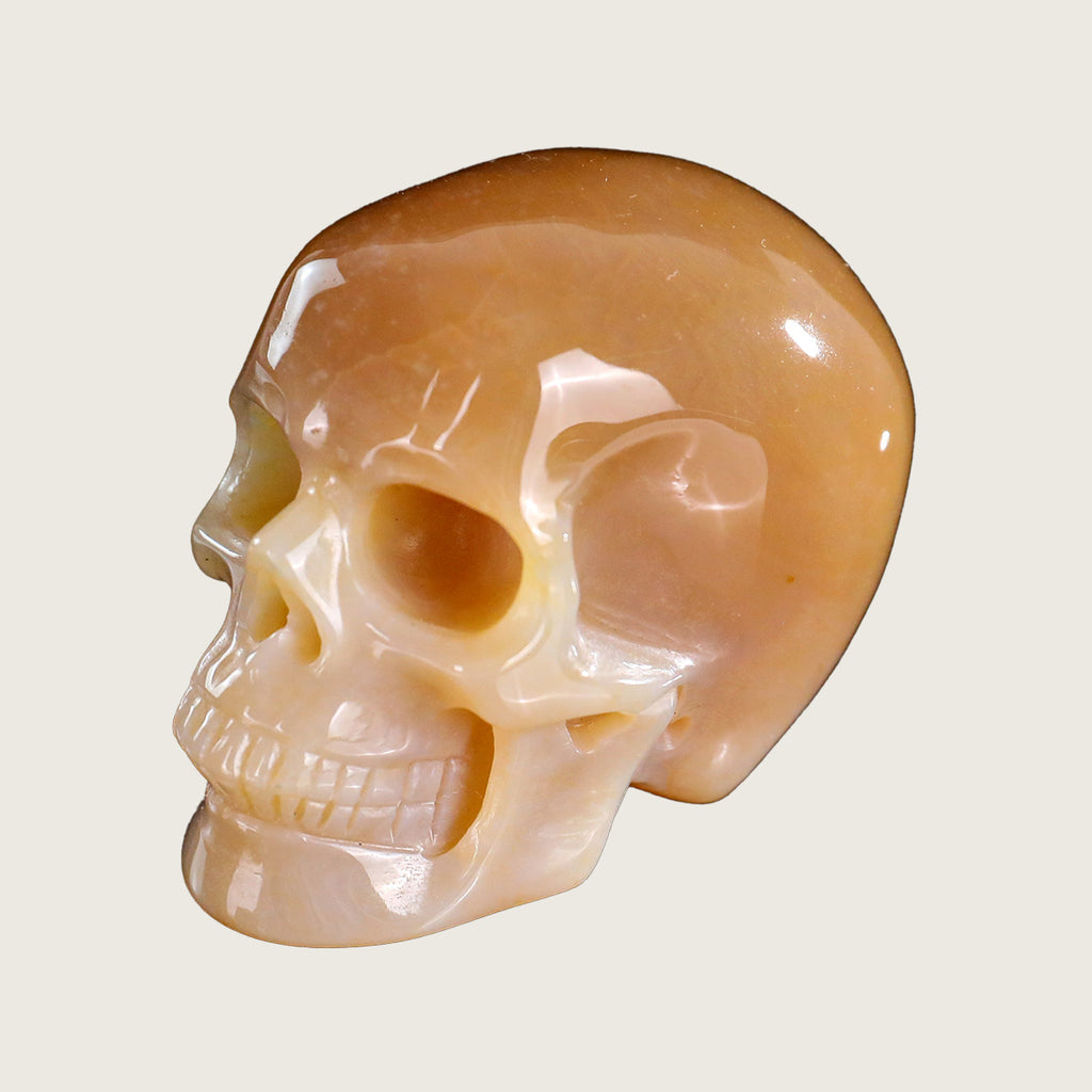 2.2" Chalcedony Jasper Crystal Skull Carving  #SKHCJ2201
