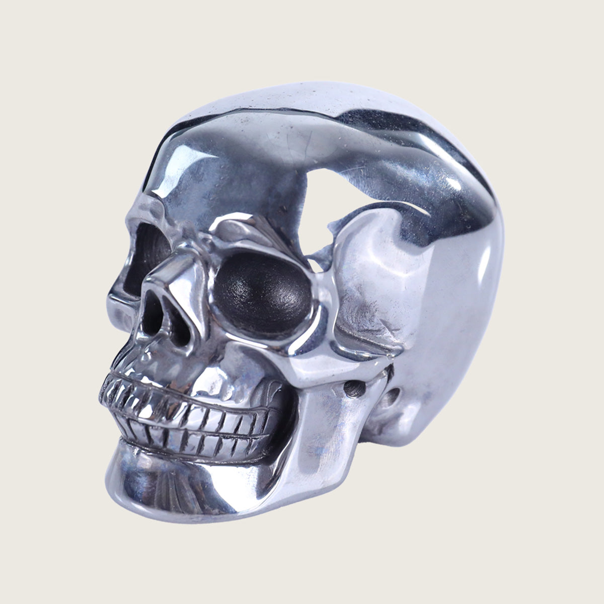 3.0" Tera Hertz Crystal Skull Carving  #SKH30068