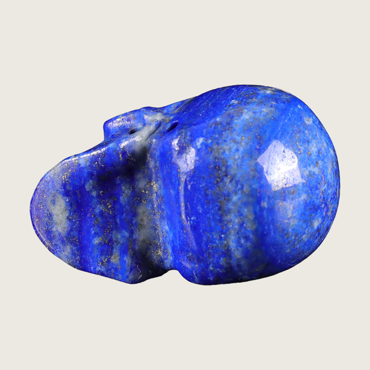 2.2" Lapis Lazuli Human Skull Carving  #SKH22016