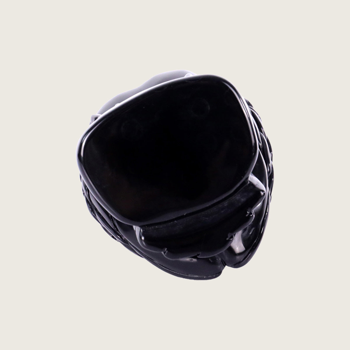 2.8" Black Obsidian Owl Carving  #CTC0052