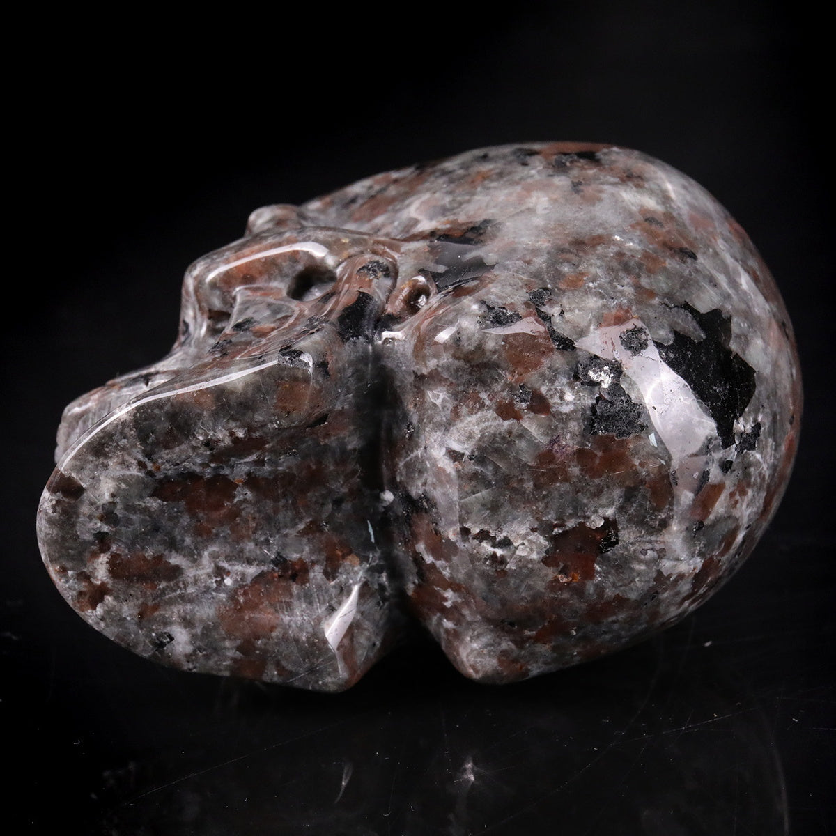 3.0" Yooperlite Crystal Skull Carving  #SKH30101