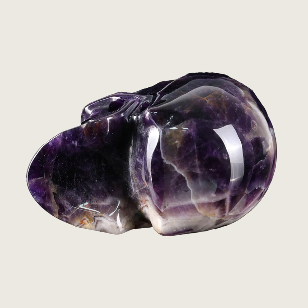 3.0" Dream Amethyst Crystal Skull Carving  #SKH30078
