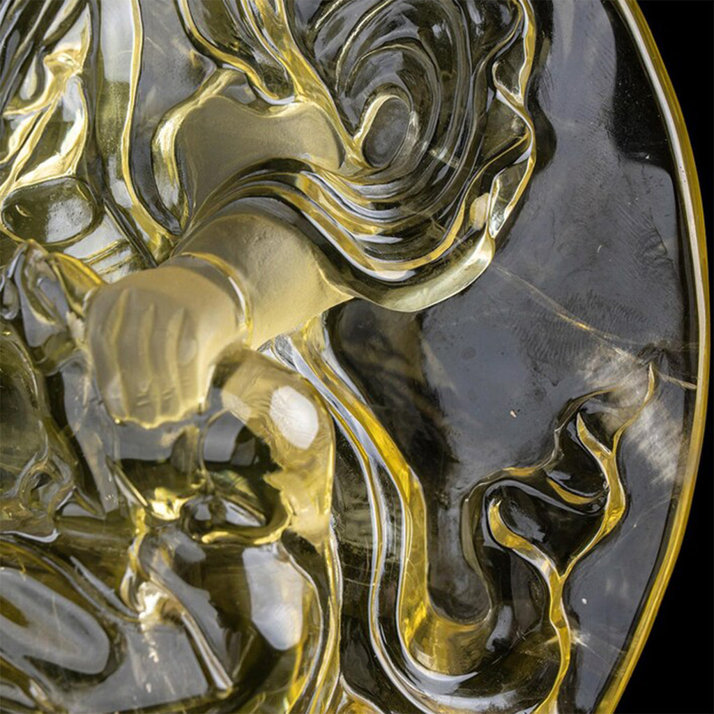 8.2" Golden Citrine Wrathful Wealth Deity  #CTC0085