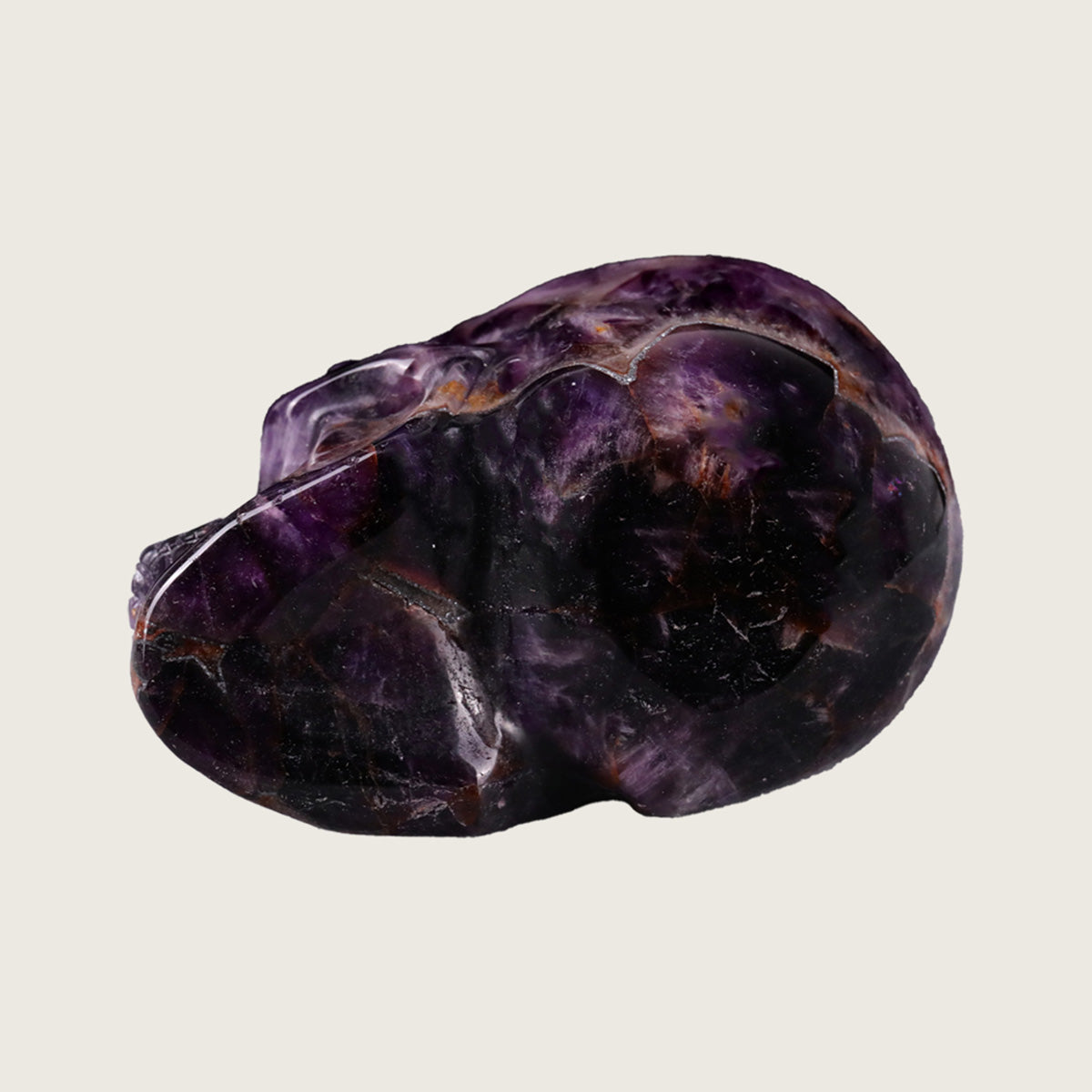 2.2" Amethyst Crystal Skull Carving  #SKH22053