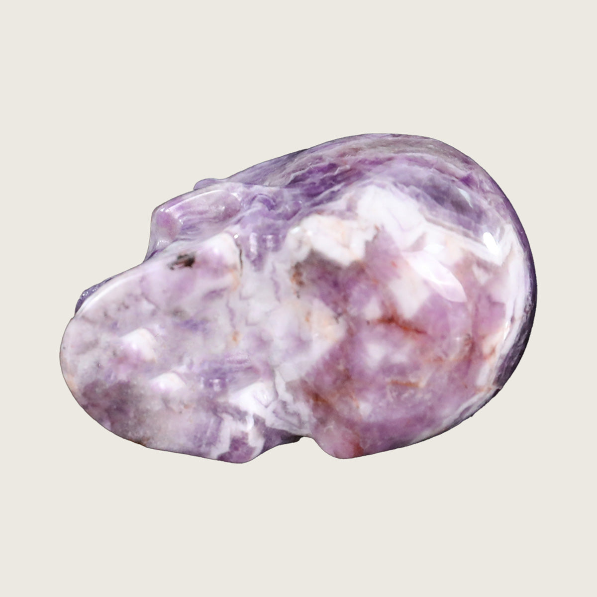 2.2" Amethyst Crystal Skull Carving  #SKH22067
