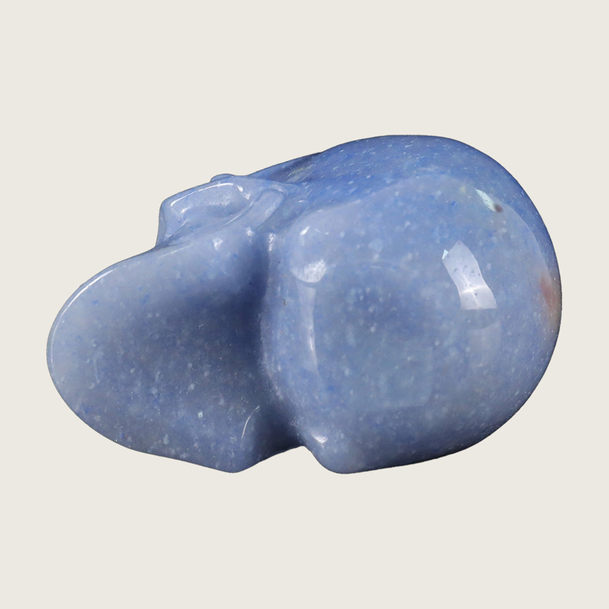 2.2" Blue Aventurine Crystal Skull Carving  #SKH22061