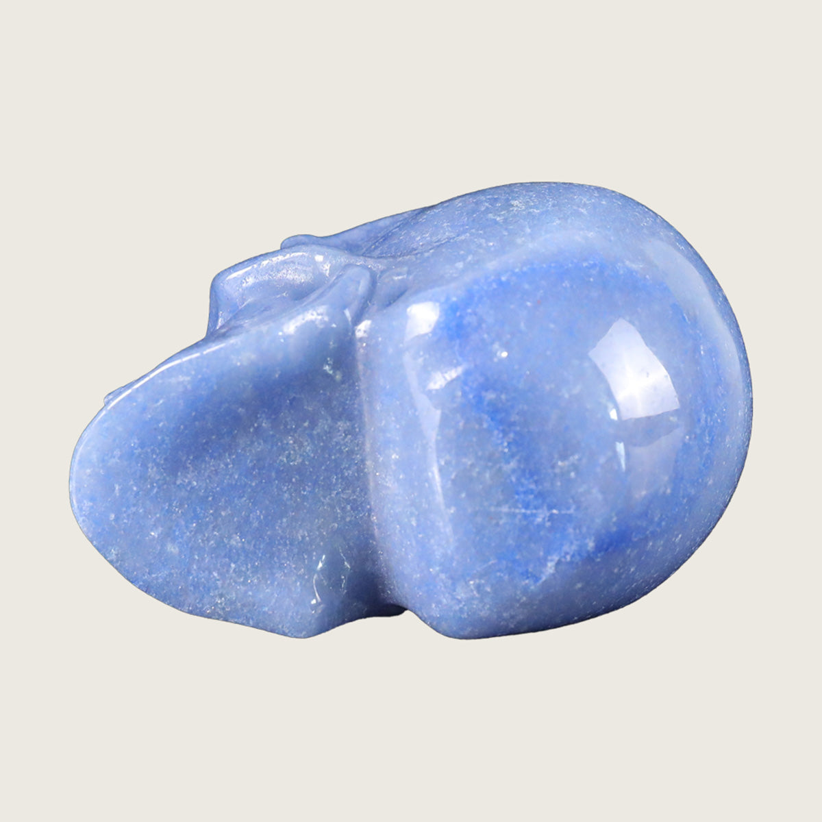 2.2" Blue Aventurine Crystal Skull Carving  #SKH22060
