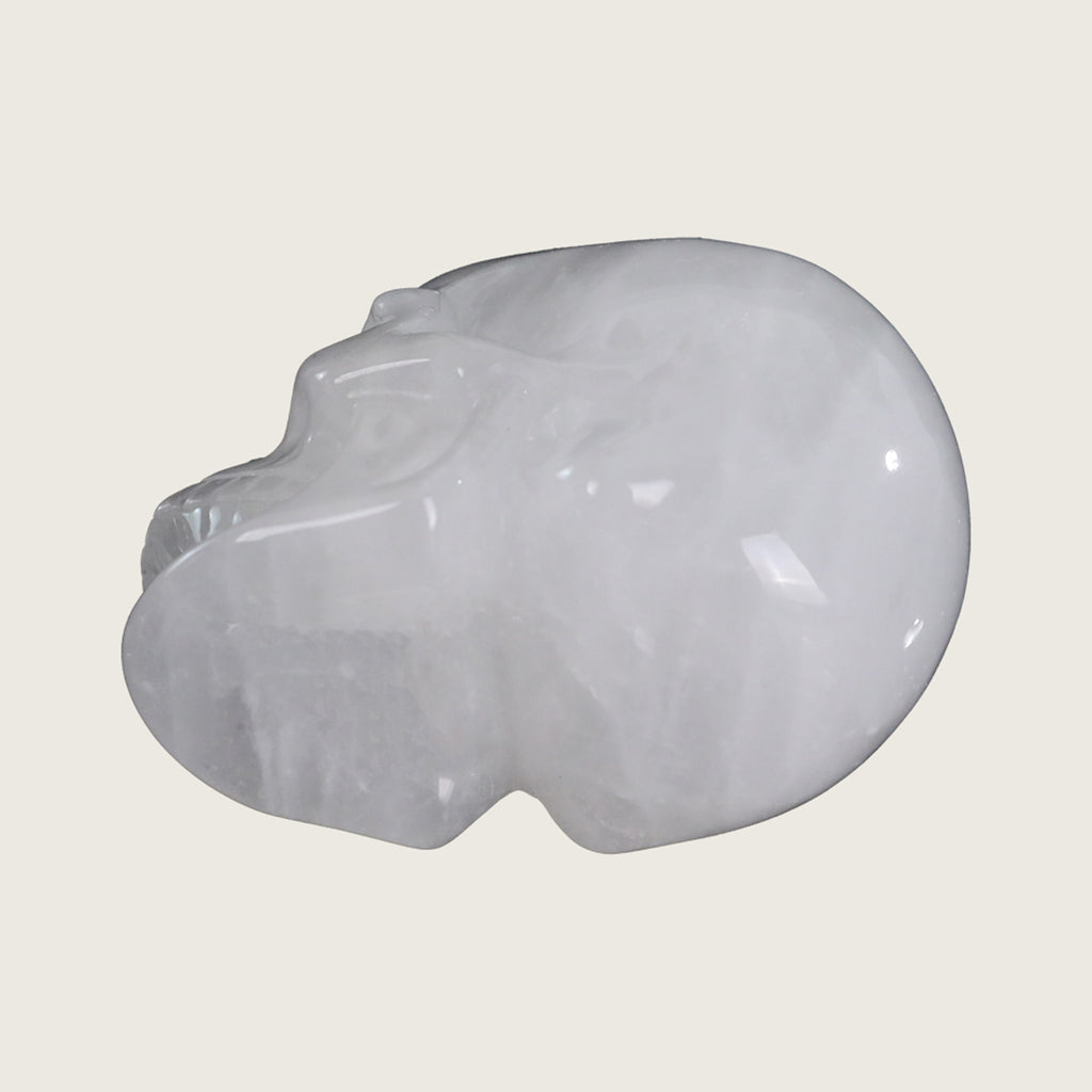 3.0" Angolan Quartz Crystal Skull Carving  #SKH30061