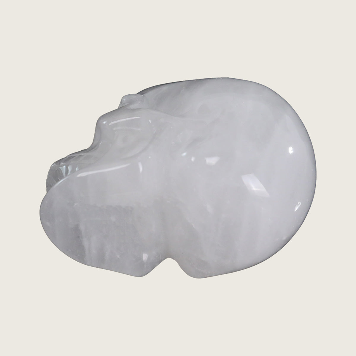 3.0" Angolan Quartz Crystal Skull Carving  #SKH30061