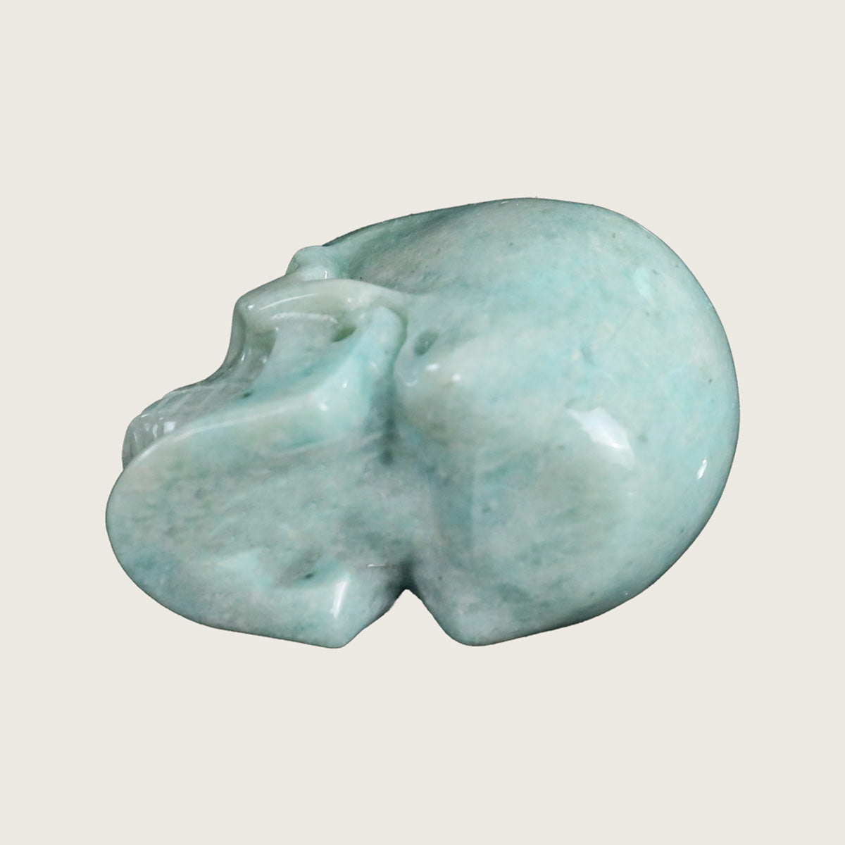2.2" Amazonite Crystal Skull Carving  #SKH22065