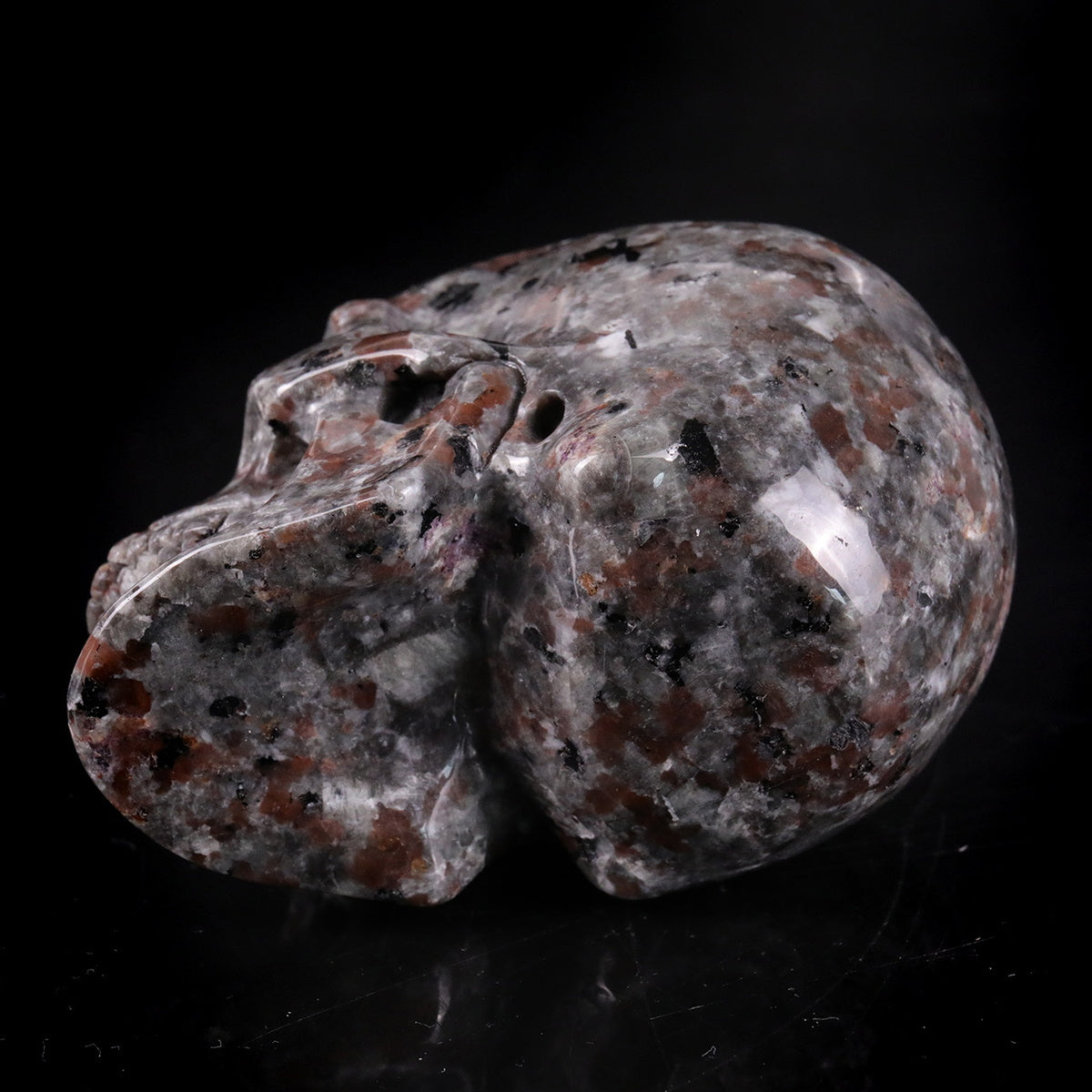 3.0" Yooperlite Crystal Skull Carving  #SKH30094