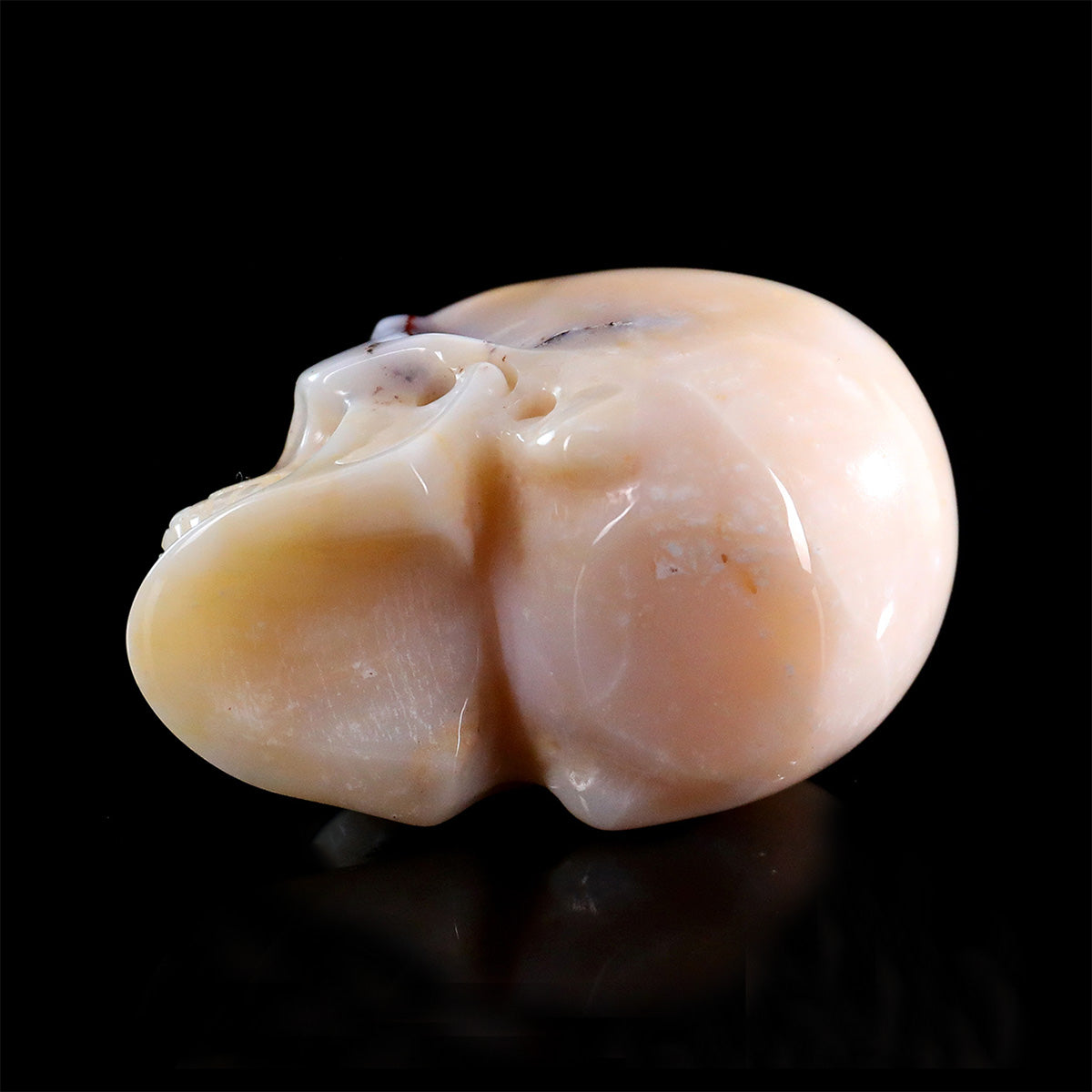 3.0" Agate Crystal Skull Carving  #SKH30116