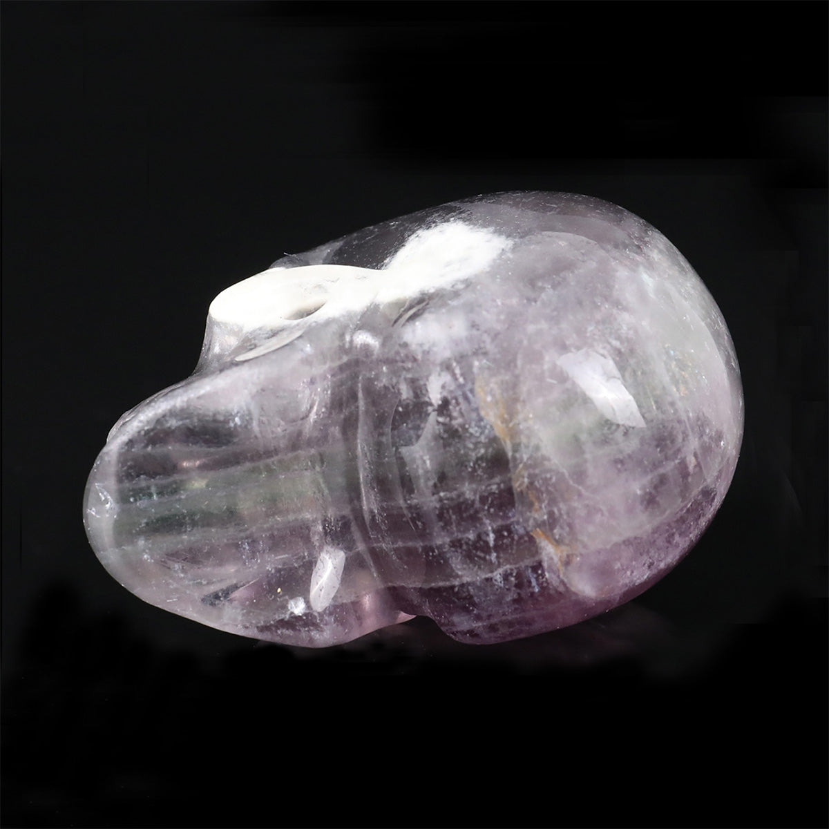 2.2" Fluorite Crystal Skull Carving  #SKH22077