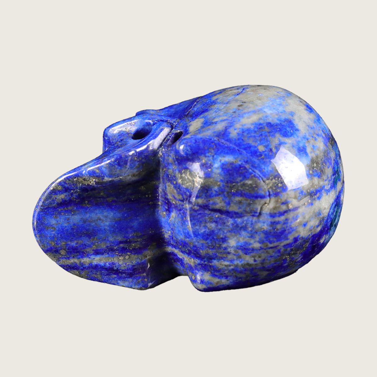 2.2" Lapis Lazuli Human Skull Carving  #SKH22018