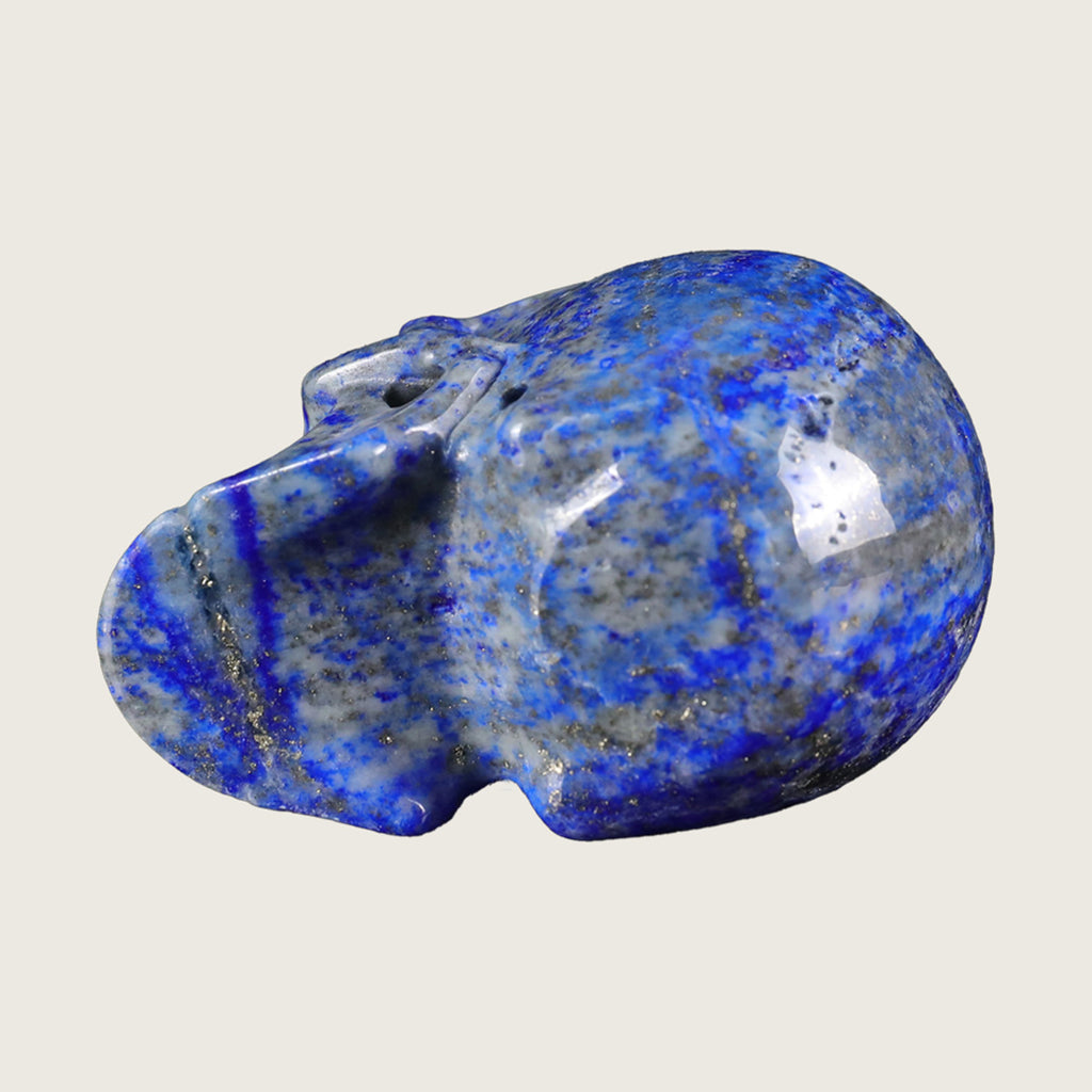 2.2" Lapis Lazuli Crystal Skull Carving  #SKH22058