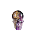 2.2" Amethyst Crystal Skull Carving - Unique Piece #AM01