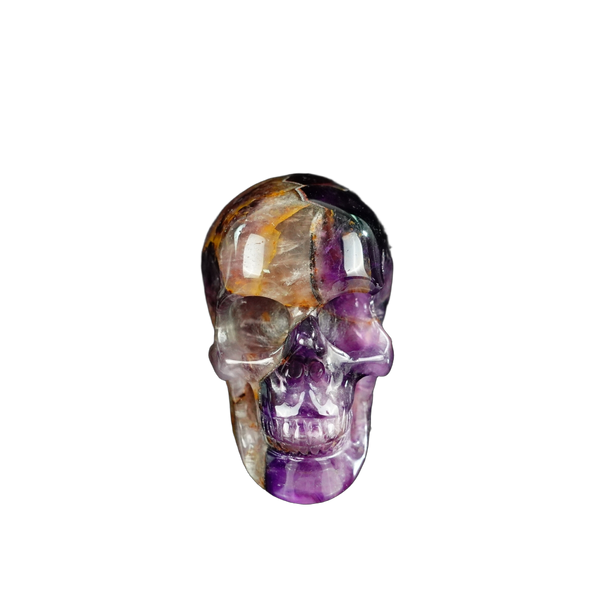 2.2" Amethyst Crystal Skull Carving - Unique Piece #AM01