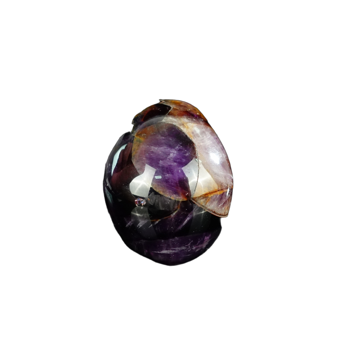 2.2" Amethyst Crystal Skull Carving - Unique Piece #AM01
