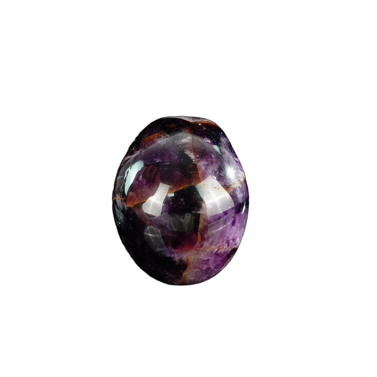 2.2" Amethyst Crystal Skull Carving - Hand Carved Decor