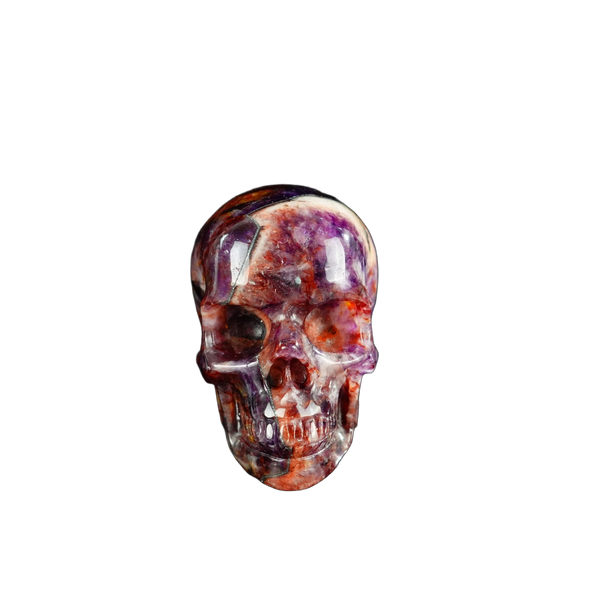 2.2" Amethyst Crystal Skull Carving - Unique Piece #AM04