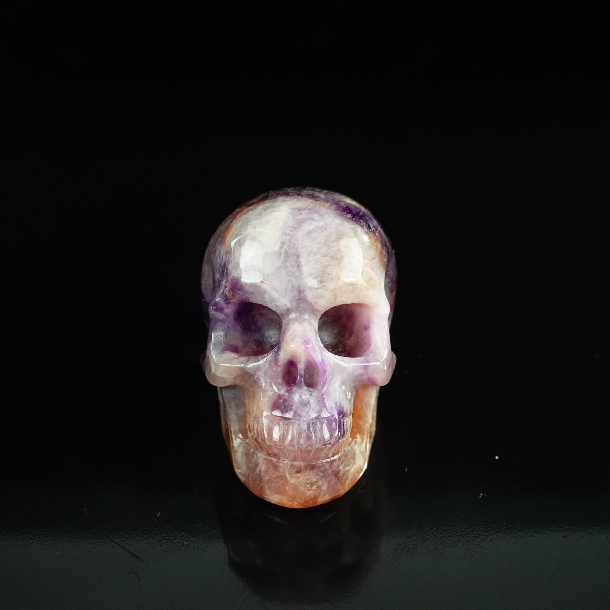 2.2" Amethyst Crystal Skull Carving - Unique Piece #AM05