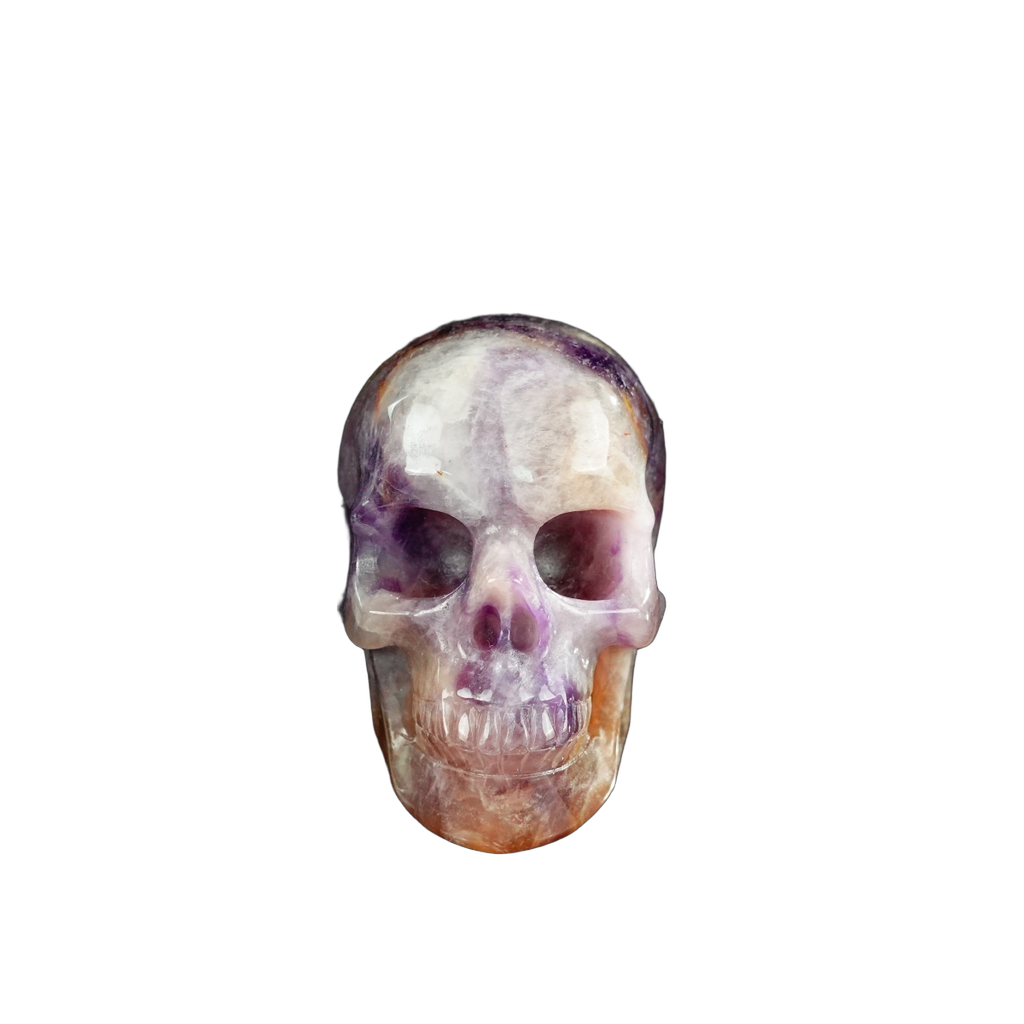 2.2" Amethyst Crystal Skull Carving - Unique Piece #AM05
