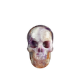 2.2" Amethyst Crystal Skull Carving - Unique Piece #AM05