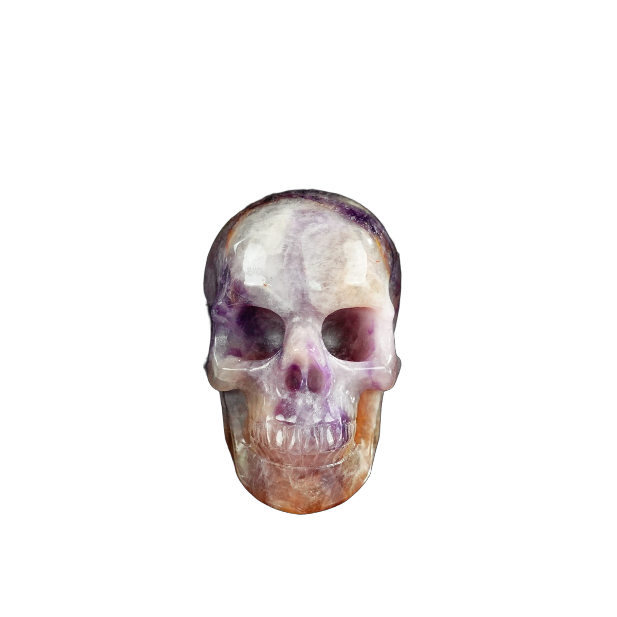 2.2" Amethyst Crystal Skull Carving - Unique Piece #AM05
