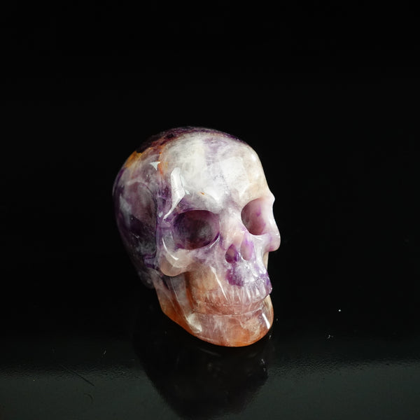 2.2" Amethyst Crystal Skull Carving - Unique Piece #AM05 - alternate view