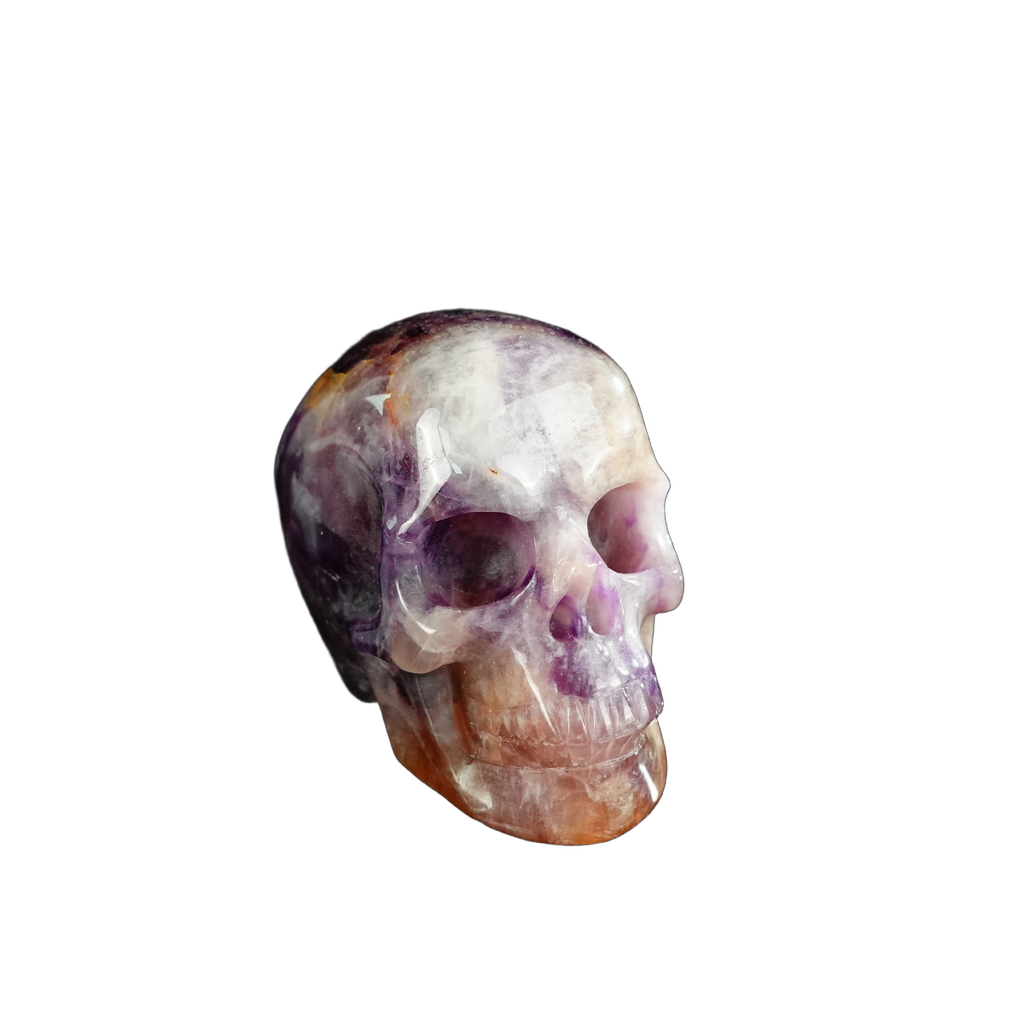 2.2" Amethyst Crystal Skull Carving - Unique Piece #AM05