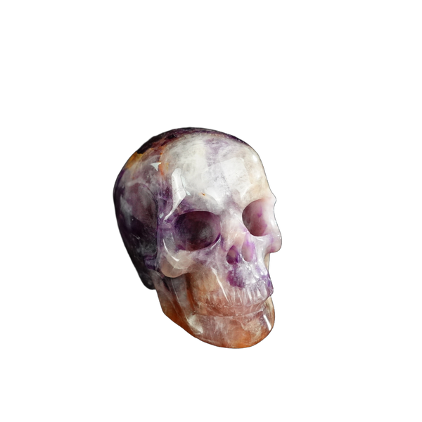 2.2" Amethyst Crystal Skull Carving - Unique Piece #AM05 - alternate view