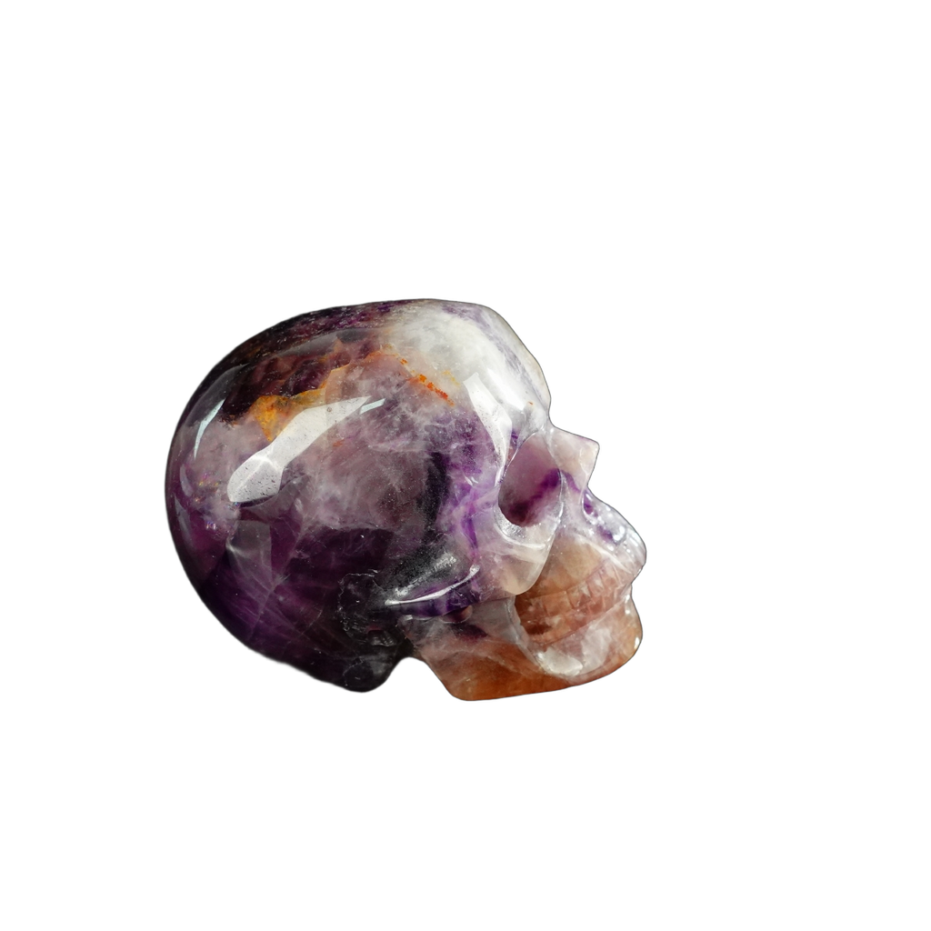 2.2" Amethyst Crystal Skull Carving - Unique Piece #AM05