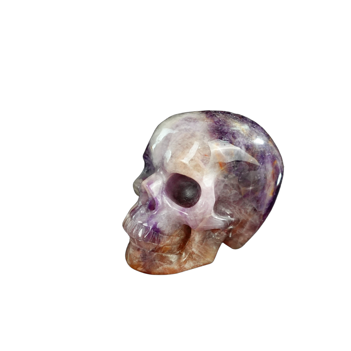 2.2" Amethyst Crystal Skull Carving - Unique Piece #AM05