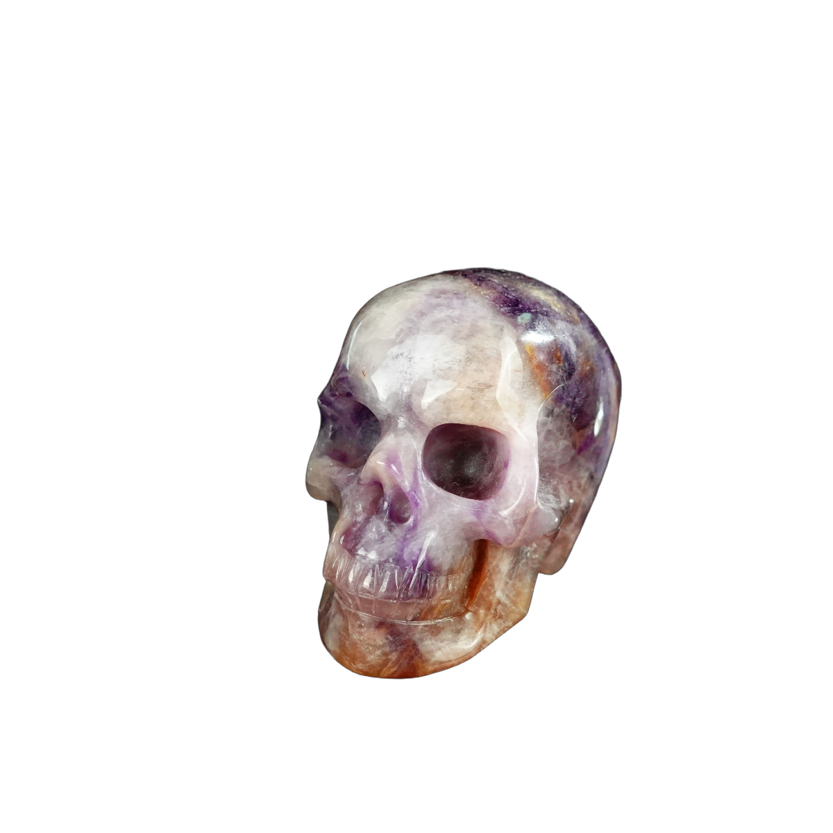2.2" Amethyst Crystal Skull Carving - Unique Piece #AM05