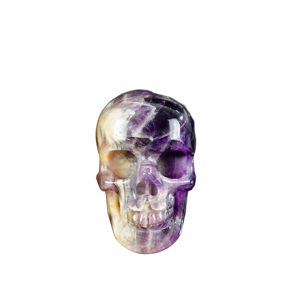 2.2" Amethyst Crystal Skull Carving - Unique Piece #AM06