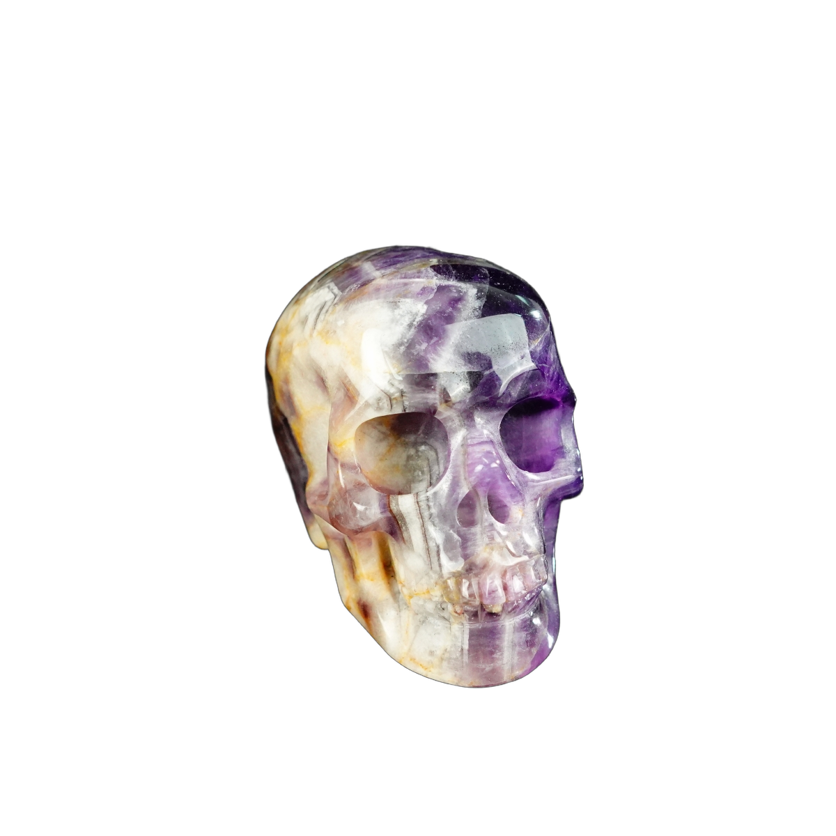 2.2" Amethyst Crystal Skull Carving - Unique Piece #AM06
