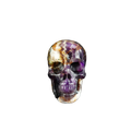 2.2" Amethyst Crystal Skull Carving - Unique Piece #AM08