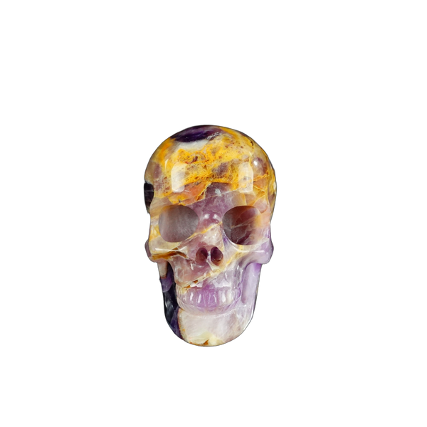 2.2" Amethyst Crystal Skull Carving - Unique Piece #AM09