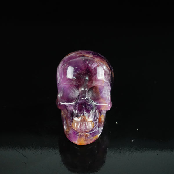 2.2" Amethyst Crystal Skull Carving - Unique Piece #AM10