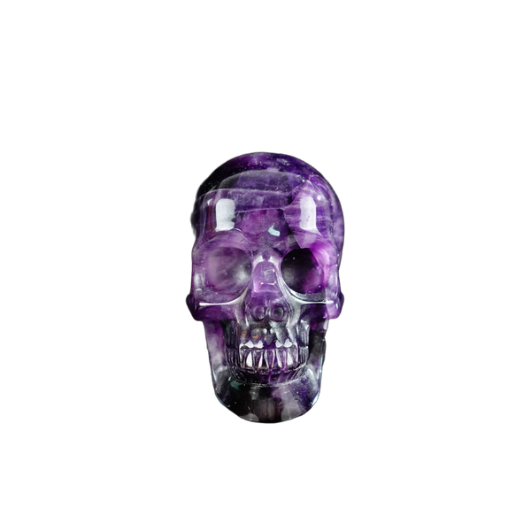 2.2" Amethyst Crystal Skull Carving - Unique Piece #AM13