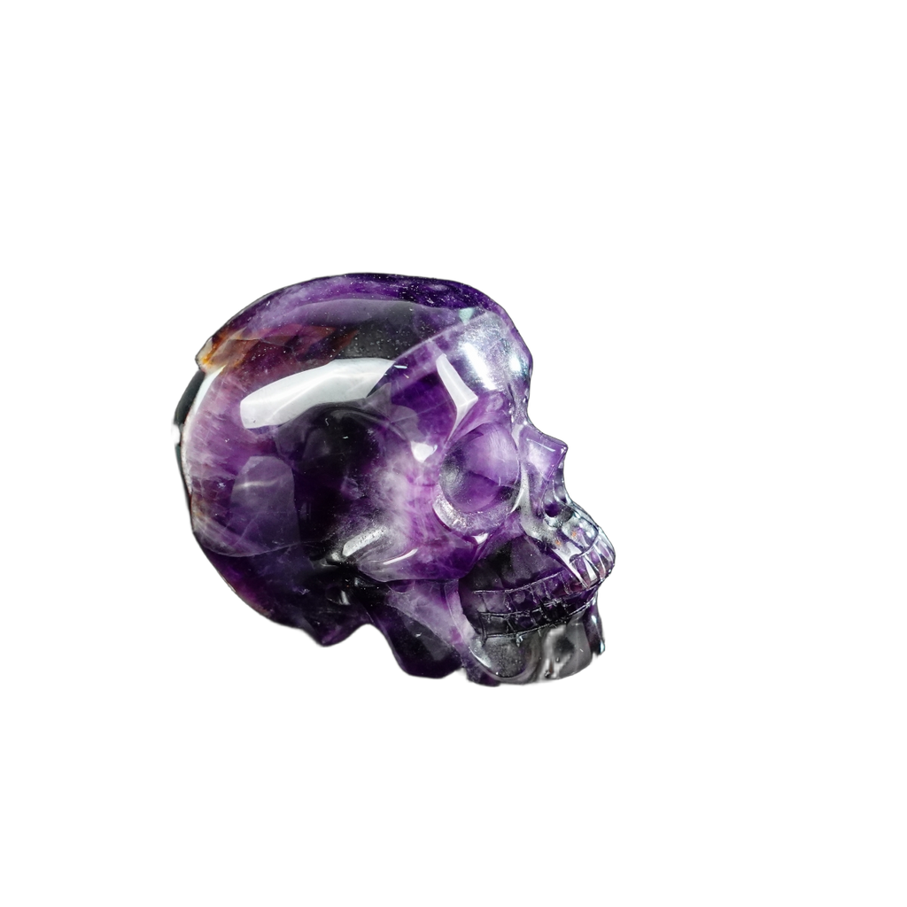 2.2" Amethyst Crystal Skull Carving - Unique Piece #AM13
