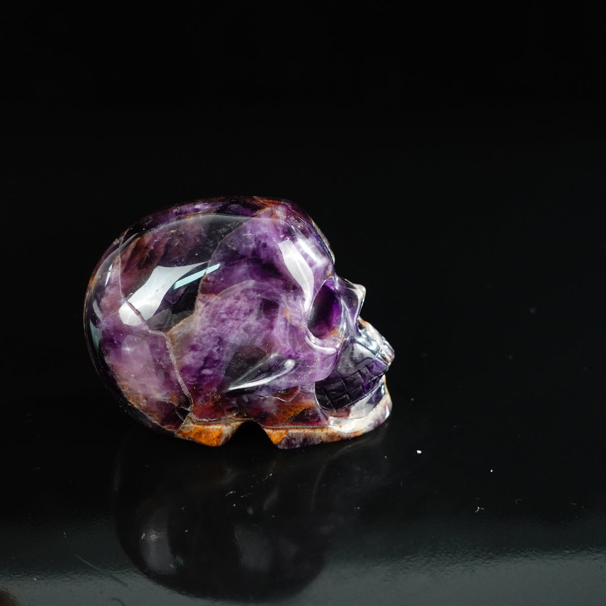 2.2" Amethyst Crystal Skull Carving - Unique Piece #AM14